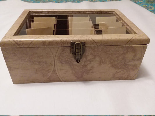 Seed Box  Magellan | Handcrafted Recycled wood and Glass | Environmental Friendly garden accessory