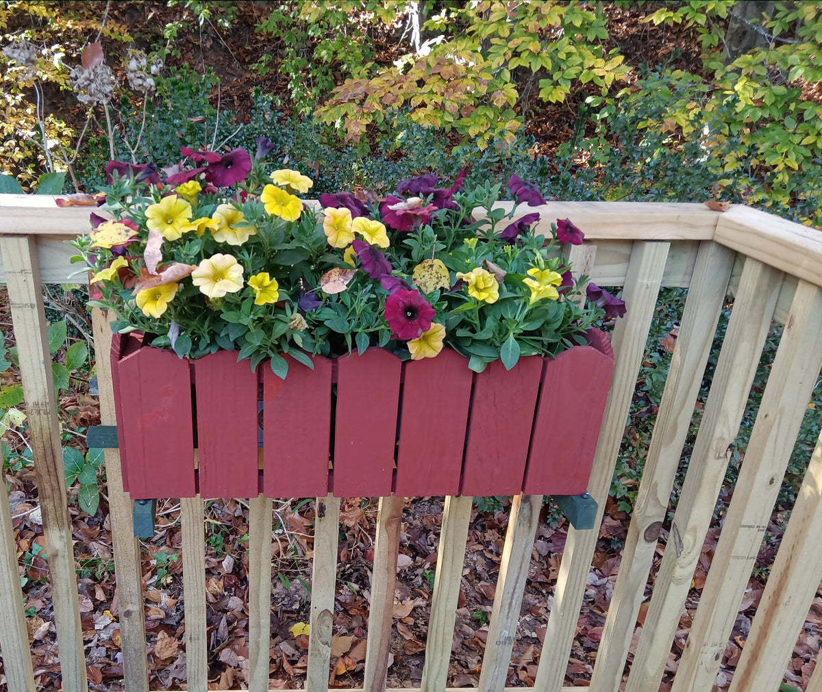 Window Box  Wood Planter Dog Ear