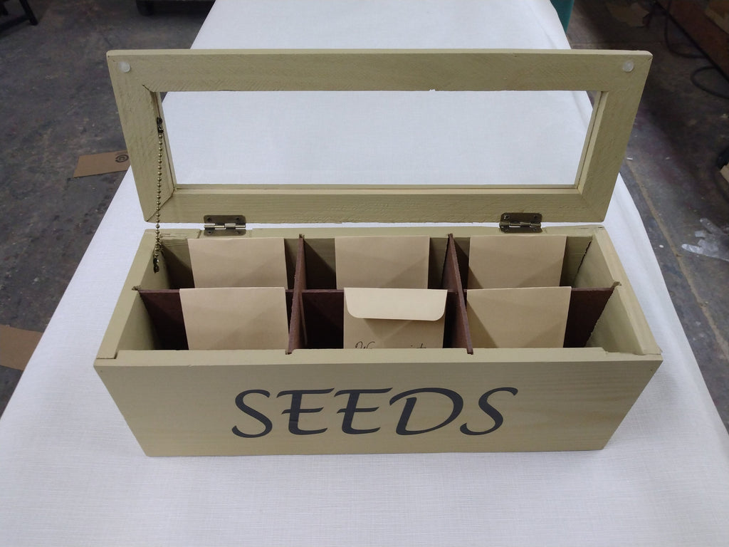Small Recycled Wood Seed Box