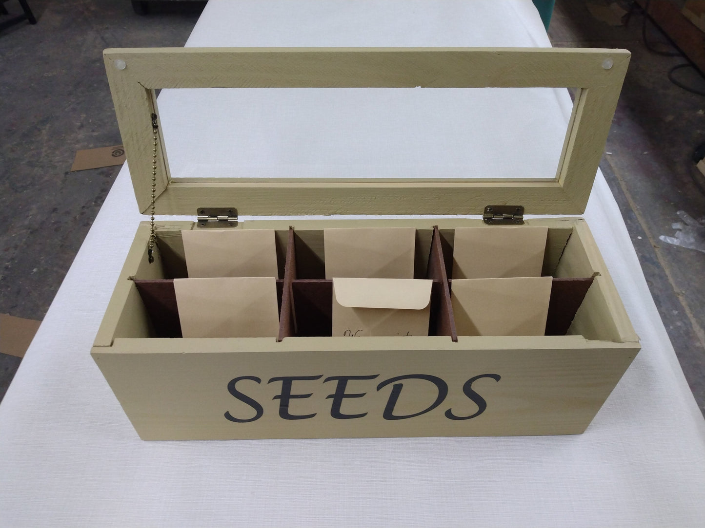 Small Recycled Wood Seed Box