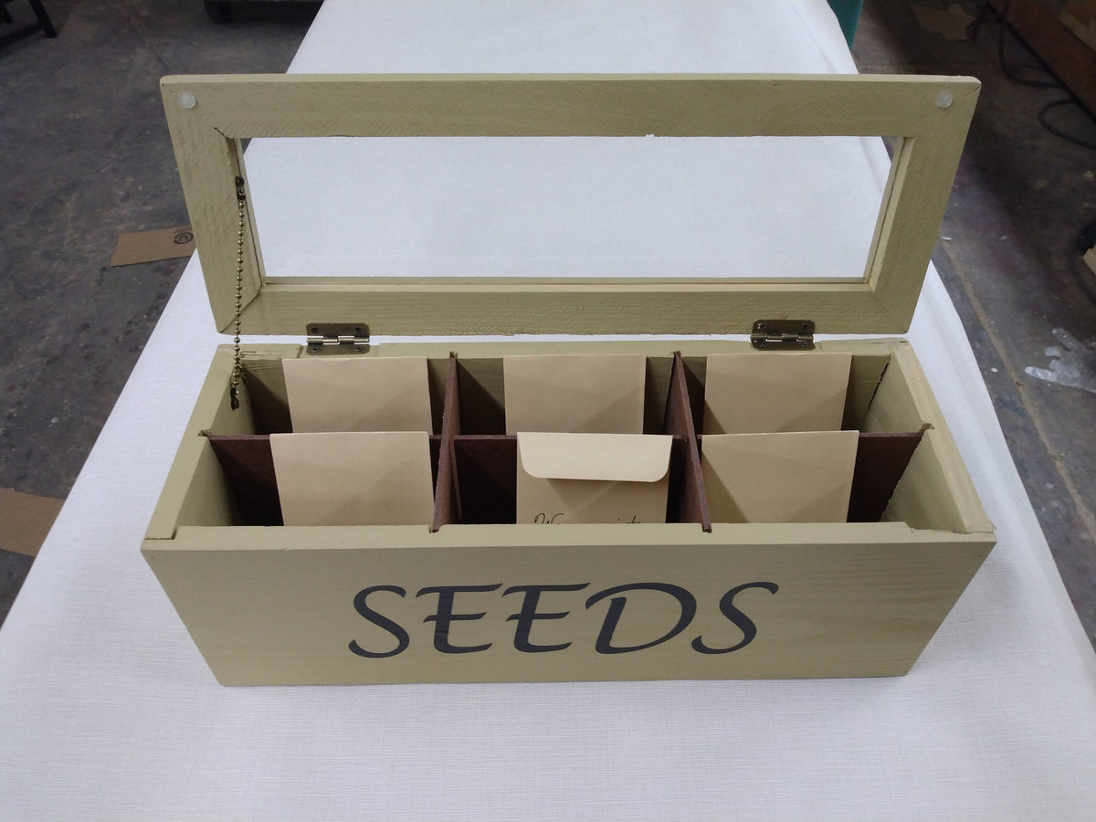 Small Recycled Wood Seed Box