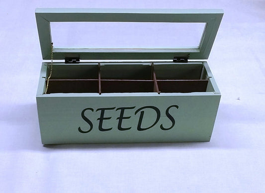 Small Recycled Wood Seed Box
