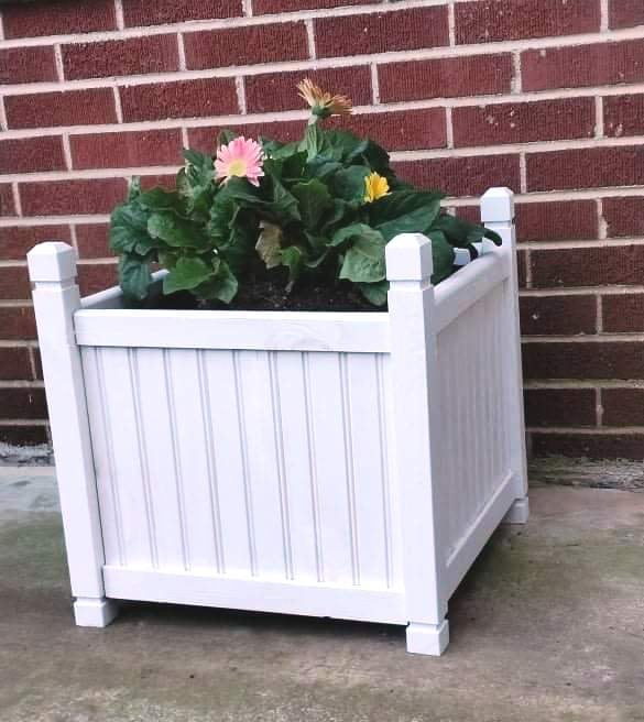 Planters, Cambridge  18" X18" X 18", Outdoor Planter, gifts for gardeners