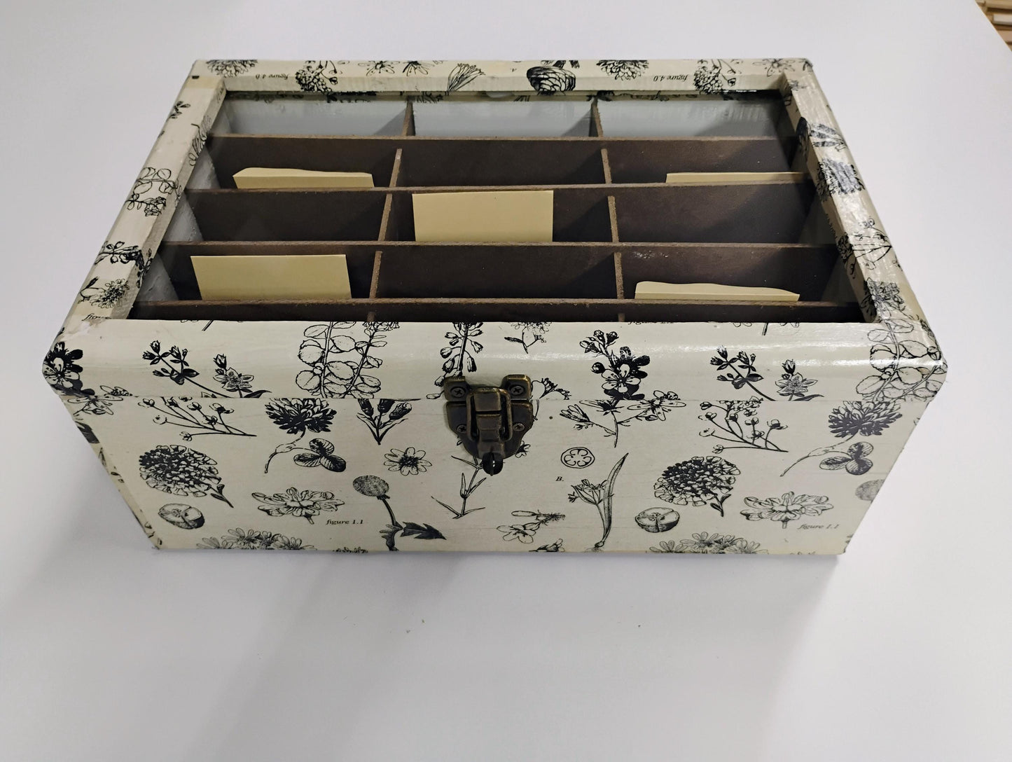 Emerson Wooden Seed Box, Seed Storage Box, DIY Seed Box Seed Packet Storage, Garden Seed Organizer, Seed Saver Box, Seed Box, Seed Gift Box