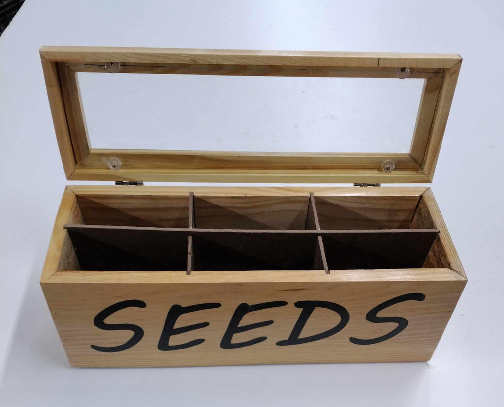Small Recycled Wood Seed Box