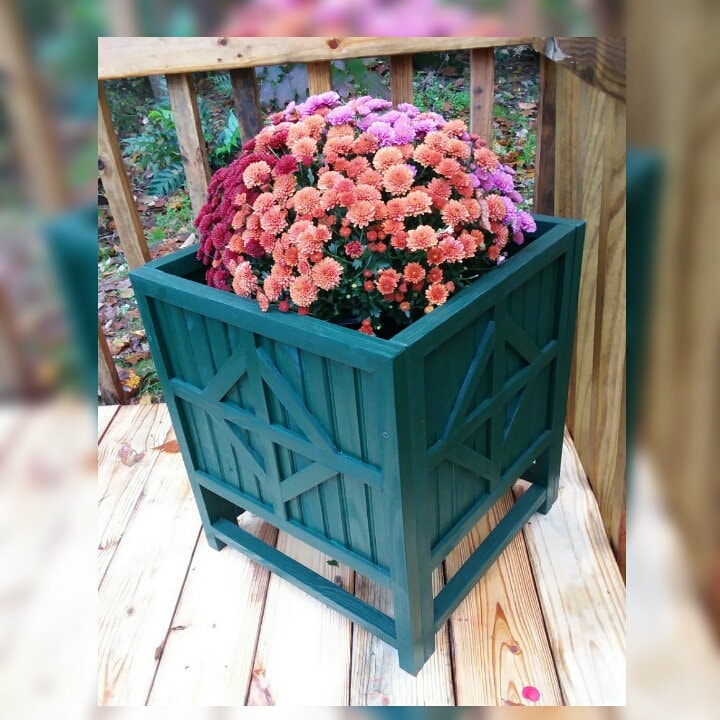 Planter 20 "Quilt   Pattern