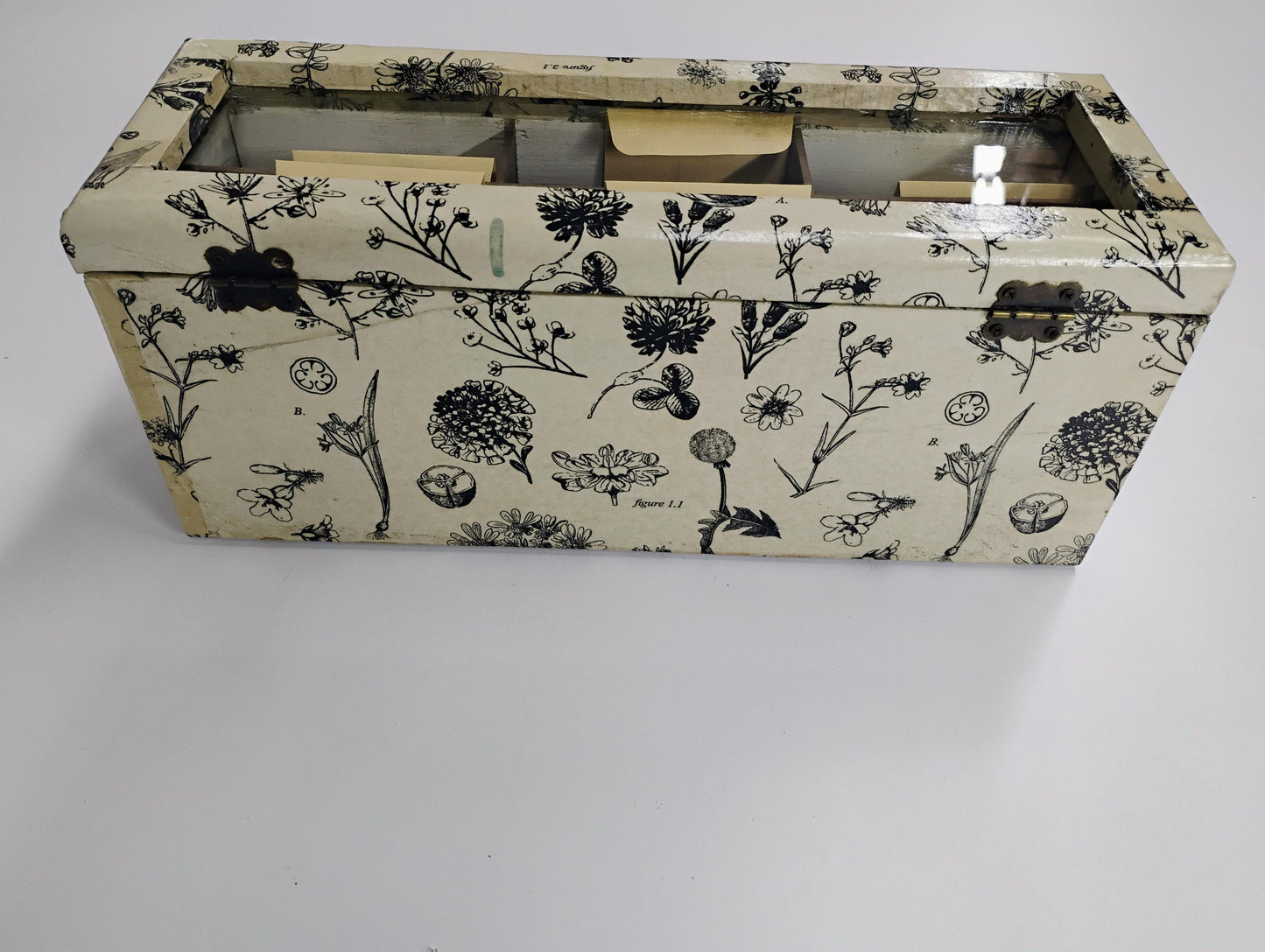 Emerson  Small Wooden Seed Box, Seed Storage Box, DIY Seed Box Seed Packet Storage, Garden Seed Organizer, Seed Saver Box, Seed Box,