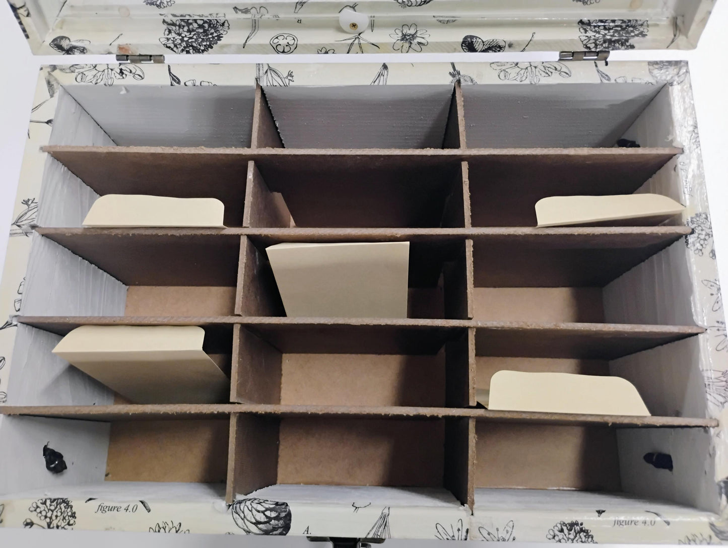 Emerson Wooden Seed Box, Seed Storage Box, DIY Seed Box Seed Packet Storage, Garden Seed Organizer, Seed Saver Box, Seed Box, Seed Gift Box