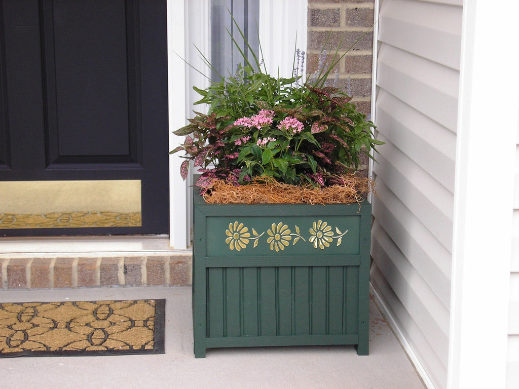 Planter 15"  Wainscot Daisy Planter