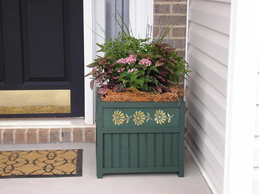 Planter 15"  Wainscot Daisy Planter