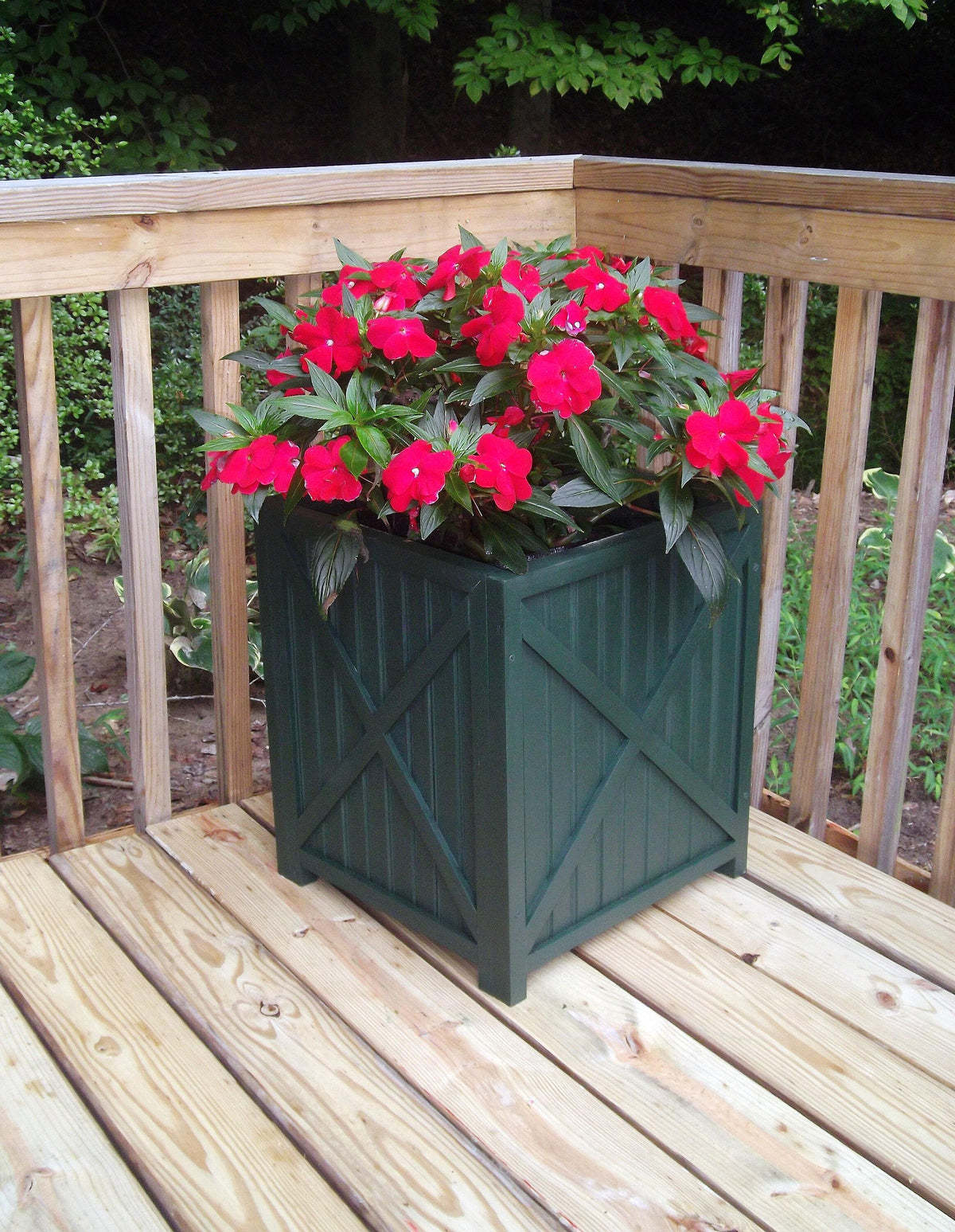 Wood Planter X-XL Crossbuck Planter